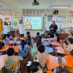 Estudiantes de Kínder participan en un Taller de Convivencia Escolar